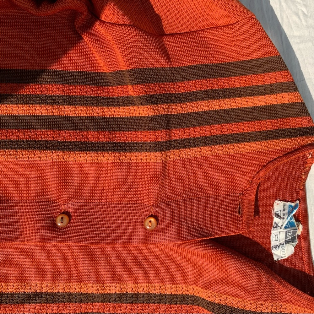 70s retro style cardigan